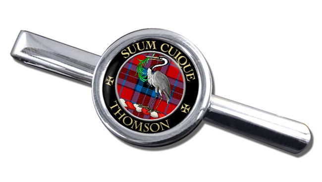 Thomson Scottish Clan Round Tie Clip
