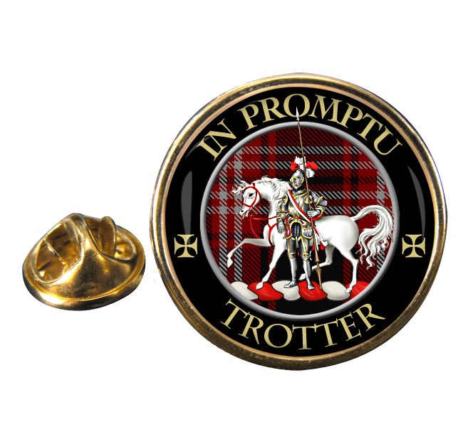Trotter Scottish Clan Round Pin Badge