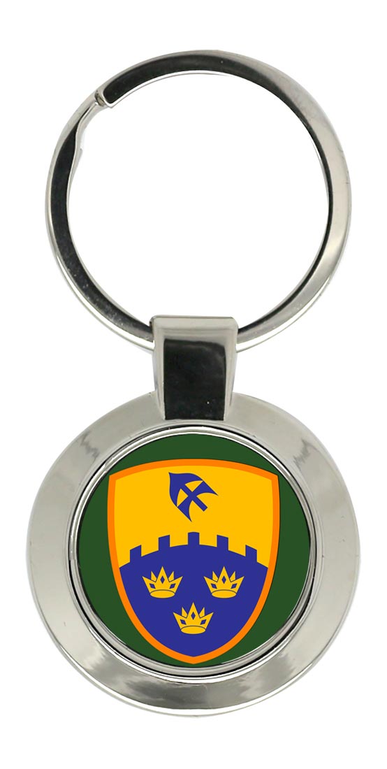 1st (Southern) Brigade (Ireland) Chrome Key Ring
