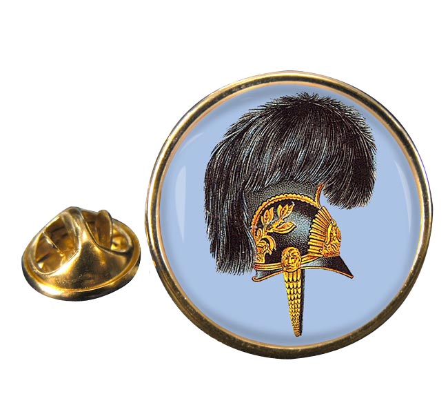 2nd Dragoon Guards Helmet 1822-31 Round Pin Badge