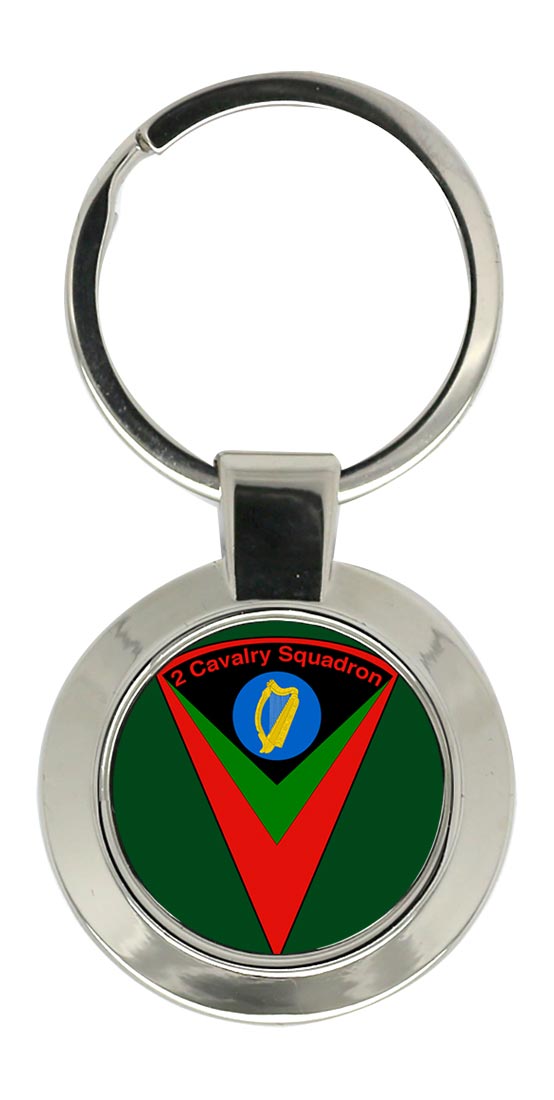 2nd Cavalry (Ireland) Chrome Key Ring