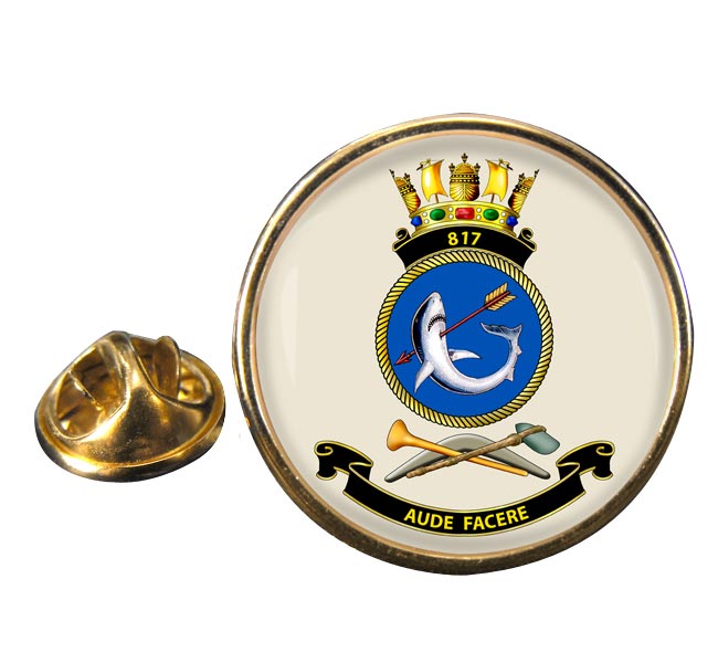 817 Squadron RAN Round Pin Badge