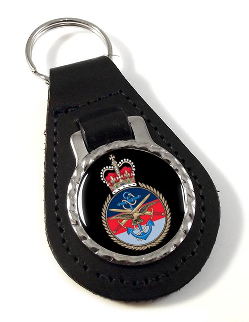 Joint Services Leather Key Fob