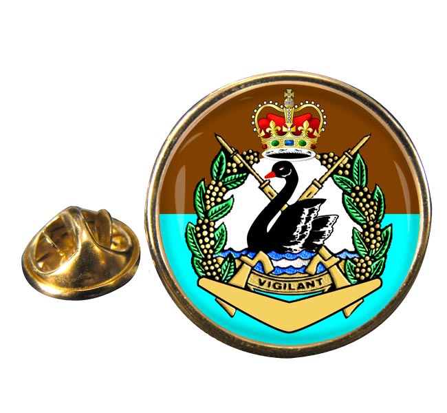 Royal Western Australia Regiment (Australian Army) Round Pin Badge