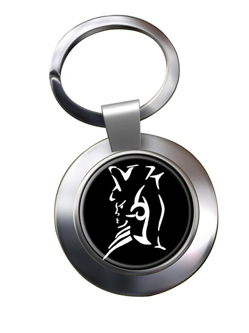 Escadrille SPA.124 (French Air Force) Chrome Key Ring