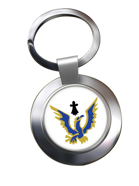 Escadrille 57 Mouette (French Air Force) Chrome Key Ring