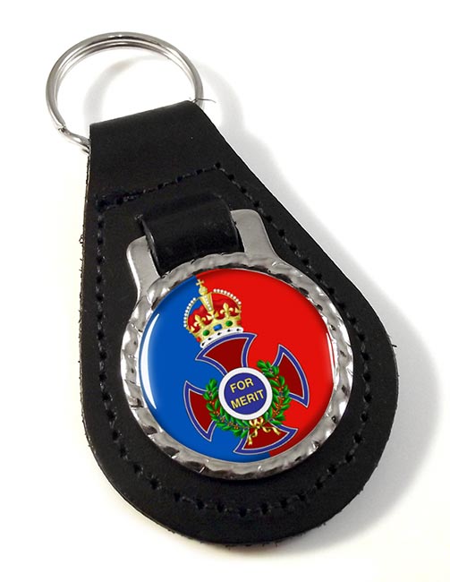 Order of Merit Leather Key Fob
