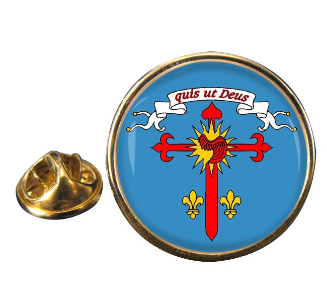 Ordem de Sao Miguel da Ala Round Pin Badge