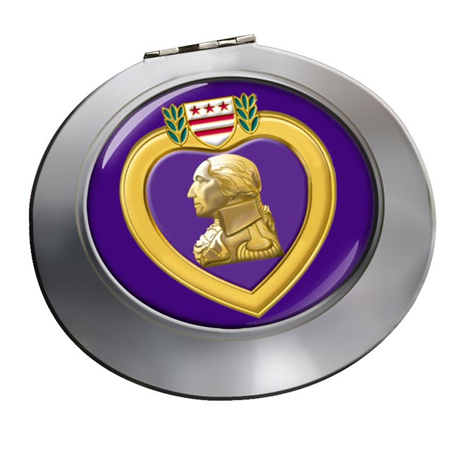 Purple Heart Chrome Mirror