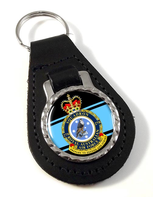 278 Squadron RAAF Leather Key Fob
