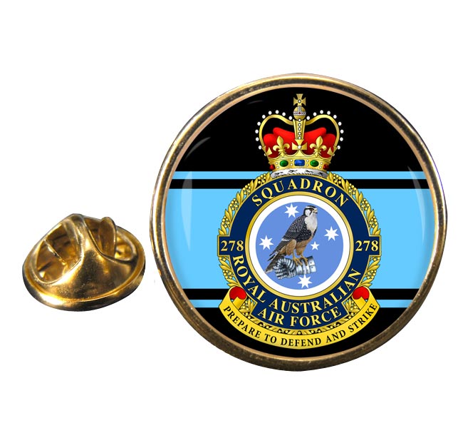 278 Squadron RAAF Round Pin Badge