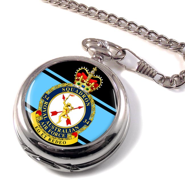 34 Squadron RAAF Pocket Watch