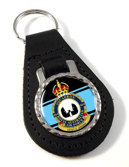 464 Squadron RAAF Leather Key Fob