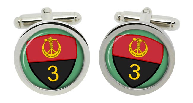 3 Engineers Irish Defence Forces Cufflinks in Box