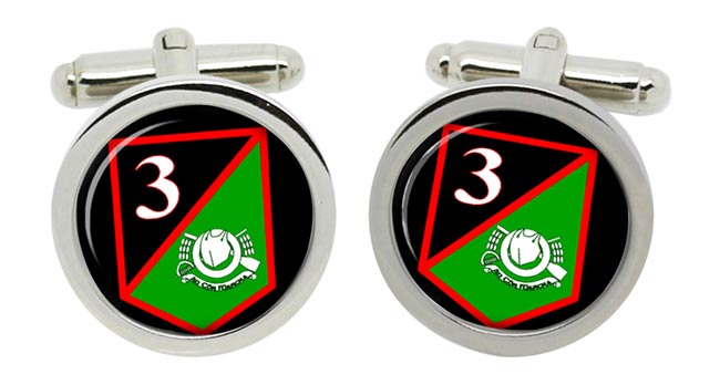 3rd Cavalry Squadron Irish Defence Forces Cufflinks in Box