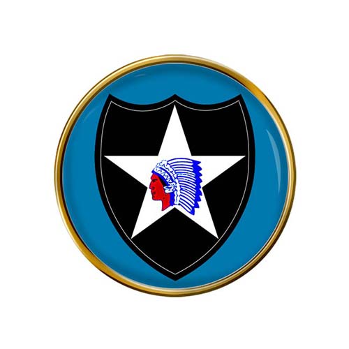 Second First Army Pin UK Gift Shop 2nd Infantry Division US Army Pin Badge