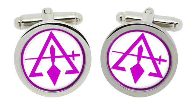 Council of Cryptic Masons Cufflinks in Chrome Box