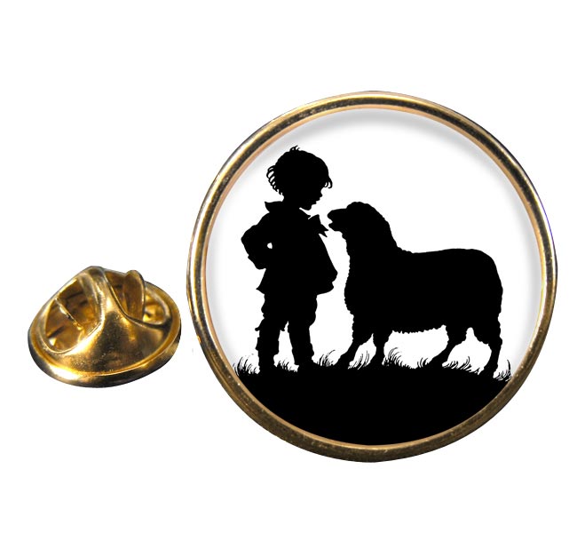 Baa Baa Black Sheep Round Pin Badge
