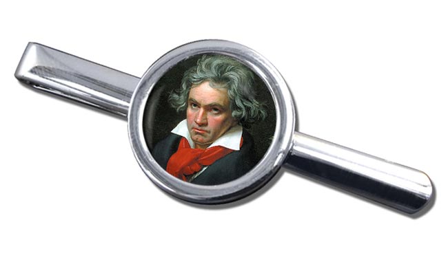 Ludwig van Beethoven Round Tie Clip