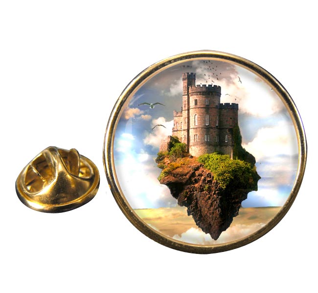 Castles in the Air Round Pin Badge