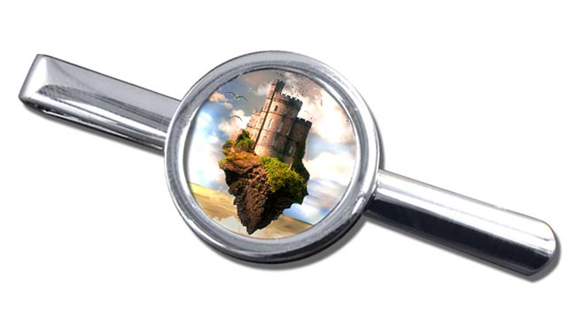 Castles in the Air Round Tie Clip