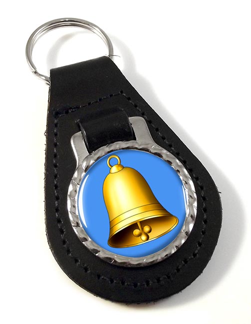 Church Bell Leather Key Fob