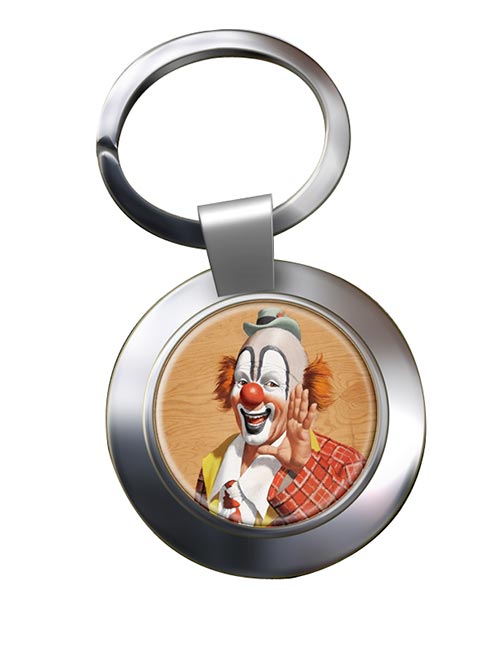 Clown Chrome Key Ring