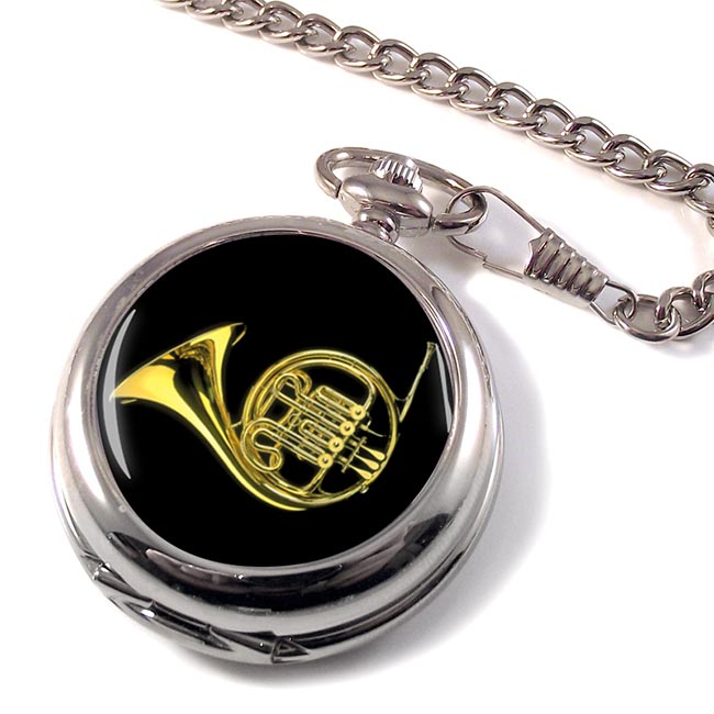 French Horn Pocket Watch