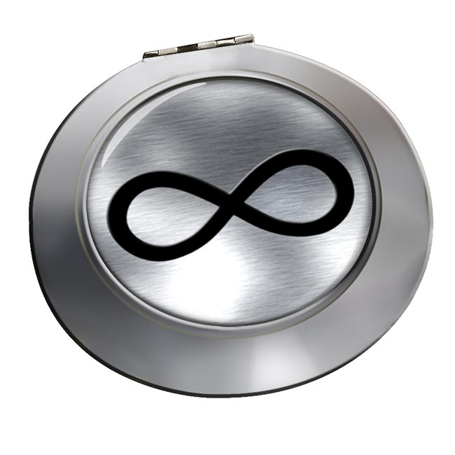 Infinity Symbol Metallic Chrome Mirror