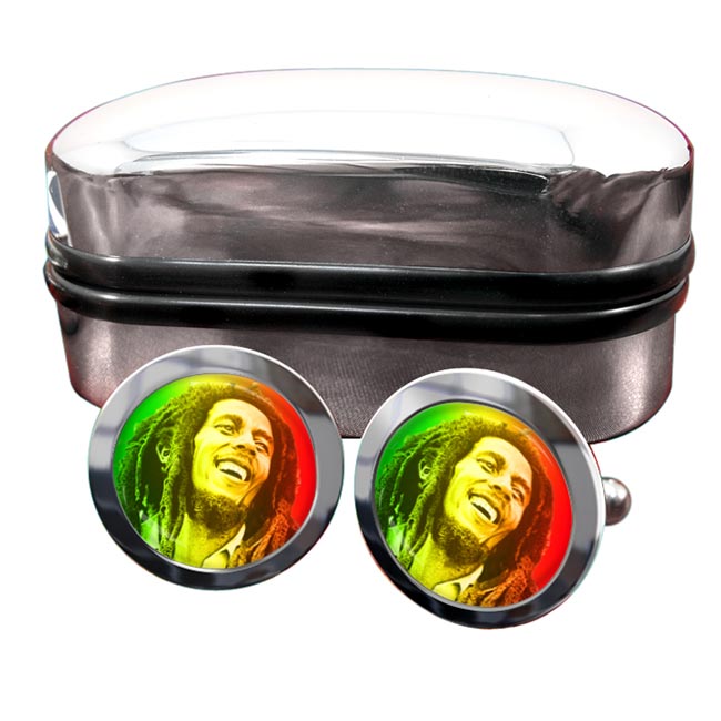 Bob Marley Round Cufflinks
