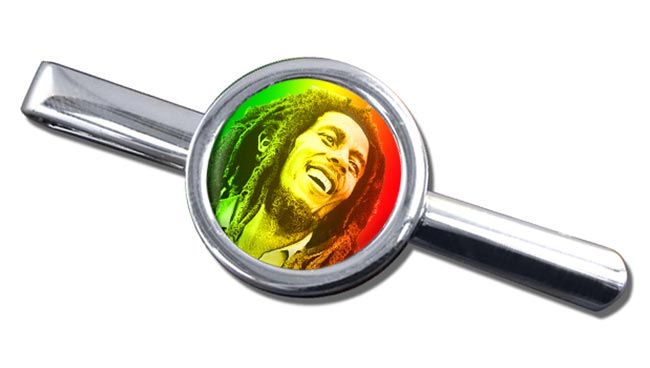 Bob Marley Round Tie Clip