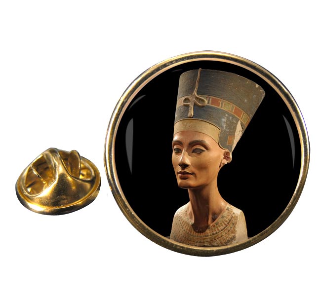 Neferneferuaten Nefertiti Round Pin Badge