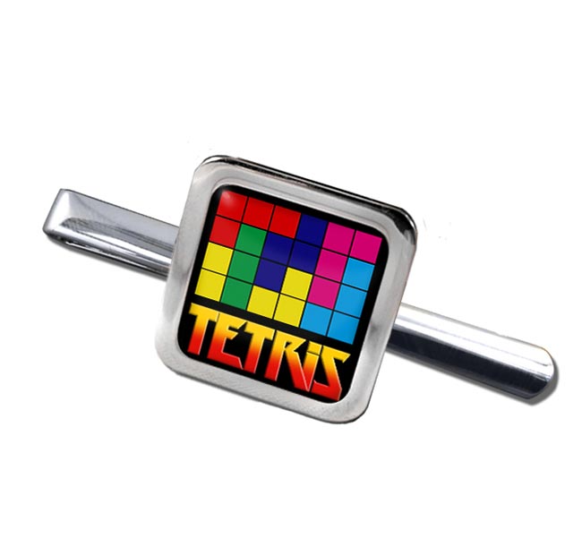Tetris Square Tie Clip