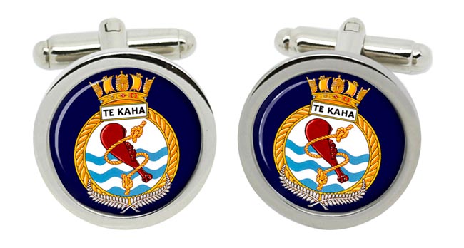 HMNZS Te Kaha Royal New Zealand Navy Cufflinks in Box