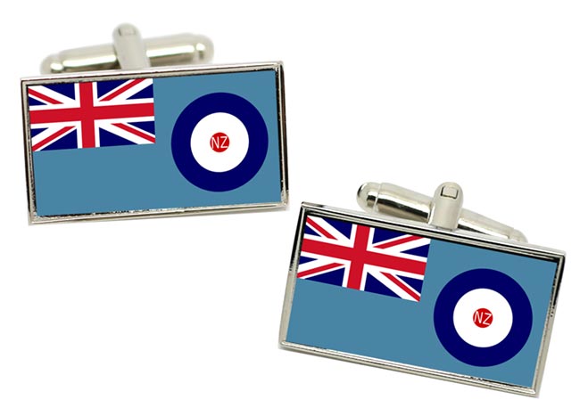 Royal New Zealand Air Force Flag Cufflinks in Box