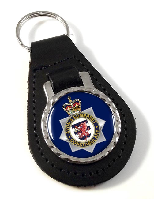 Avon and Somerset Constabulary Leather Key Fob