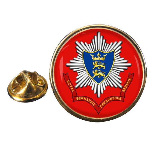 Royal Berkshire Fire and Rescue Round Pin Badge