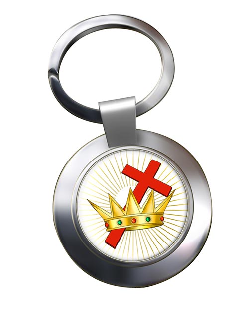 Chivalric Rite Masonic Order Chrome Key Ring