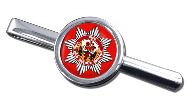 Fife Fire and Rescue Round Tie Clip