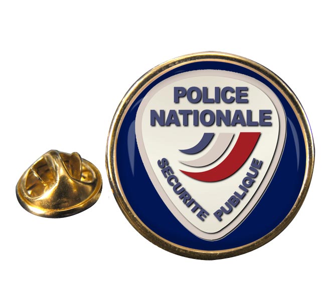 Police nationale Round Pin Badge