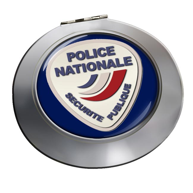Police nationale Chrome Mirror