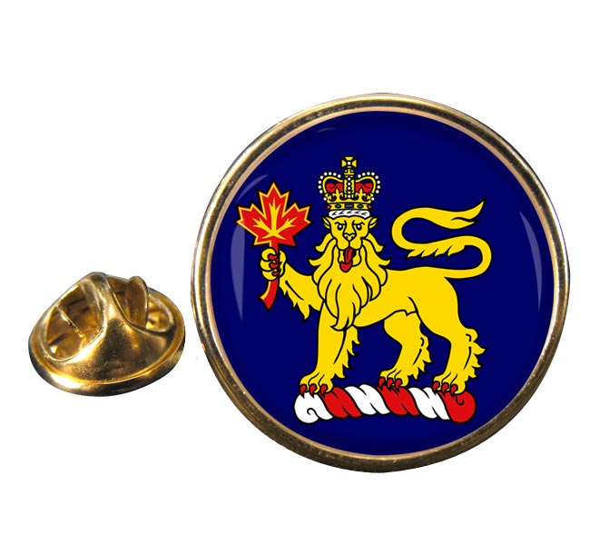 Governor General of Canada Round Pin Badge