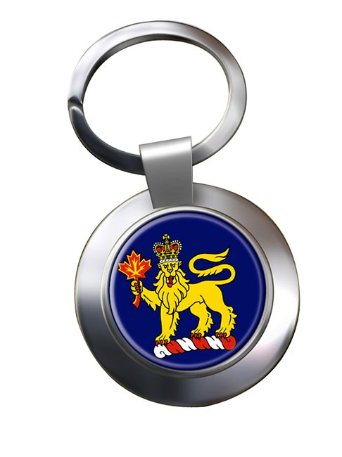 Governor General of Canada Chrome Key Ring
