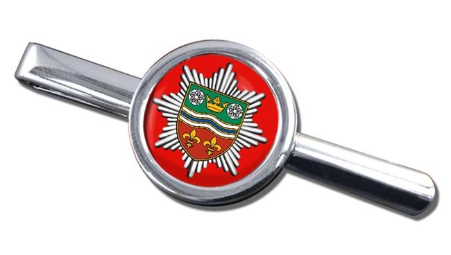 Humberside Fire and Rescue Round Tie Clip