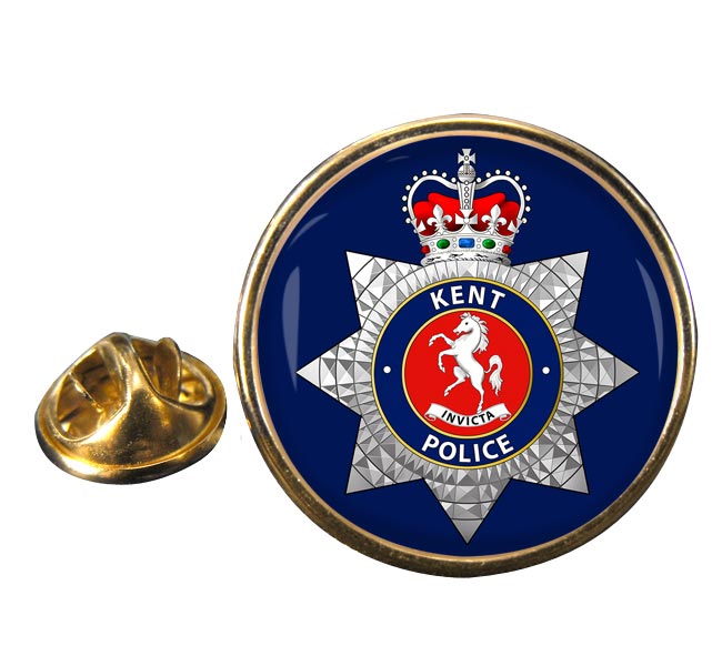Kent Police Round Pin Badge