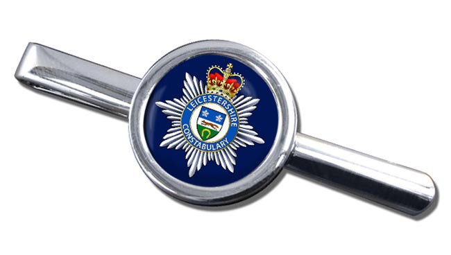 Leicestershire Constabulary Round Tie Clip