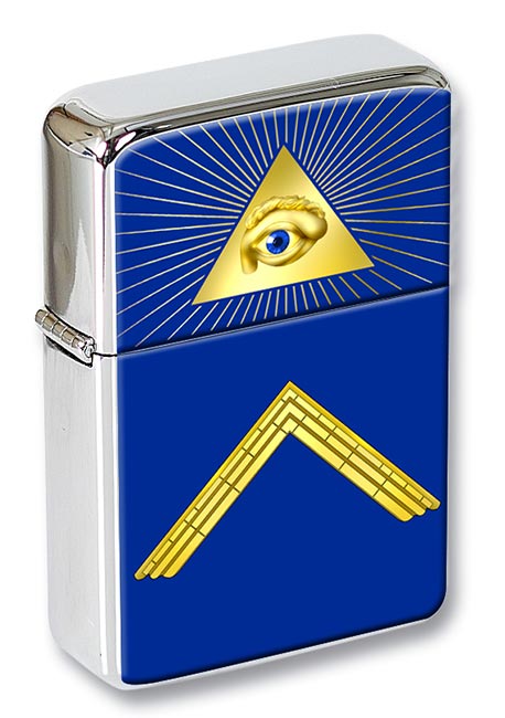 Masonic Lodge Worshipful Master Flip Top Lighter