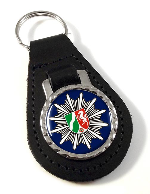 Polizei Nordrhein-Westfalen Leather Key Fob