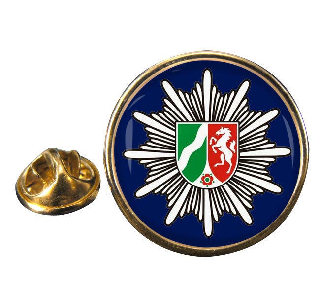 Polizei Nordrhein-Westfalen Round Pin Badge