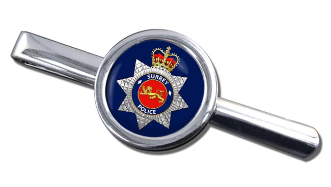 Surrey Police Round Tie Clip